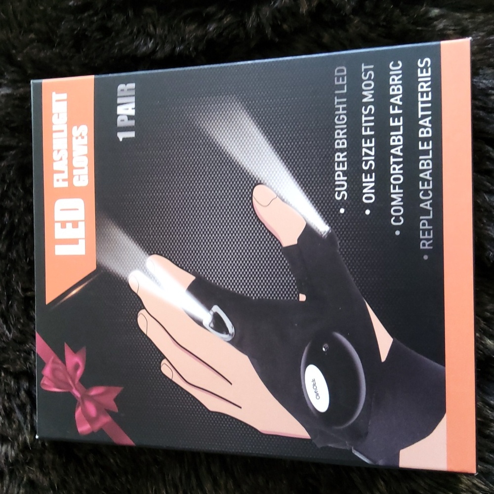 💥NEW💥🥳H.P.🥳Unisex LED Flashlight Gloves